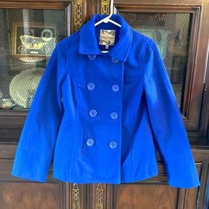 Really cute warm jacket royal blue size L